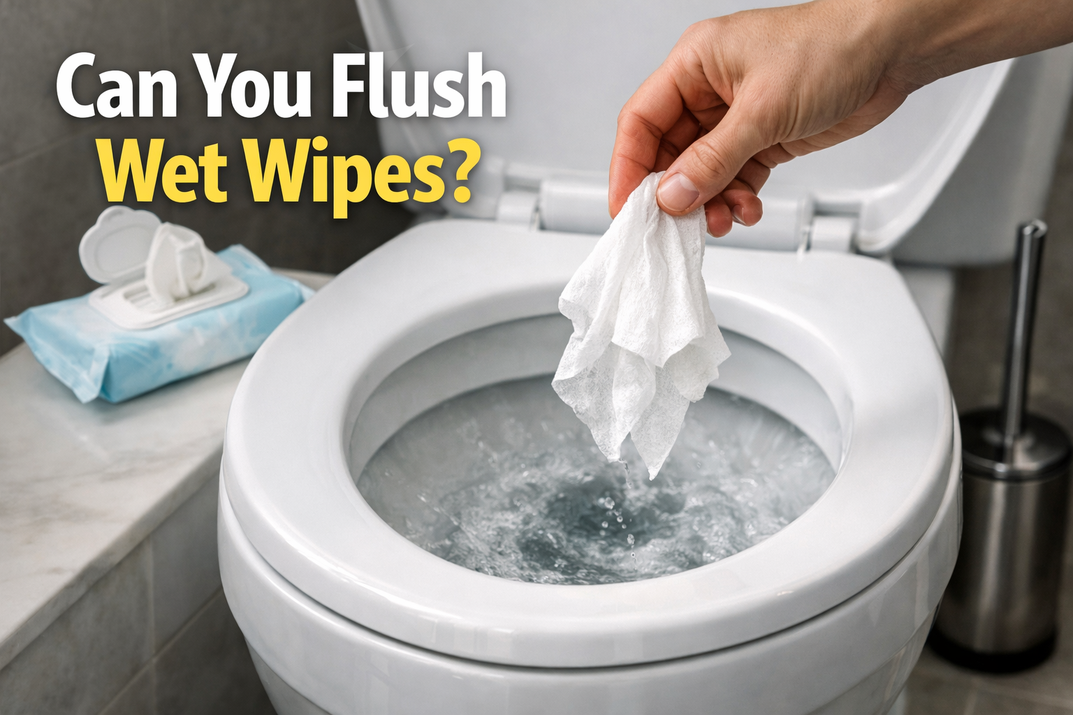 Can You Flush Wet Wipes? What Actually Happens When You Do