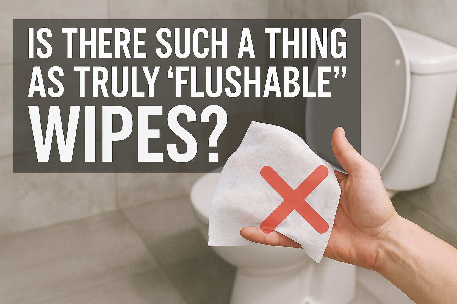 Is There Such a Thing as Truly ‘Flushable’ Wipes?