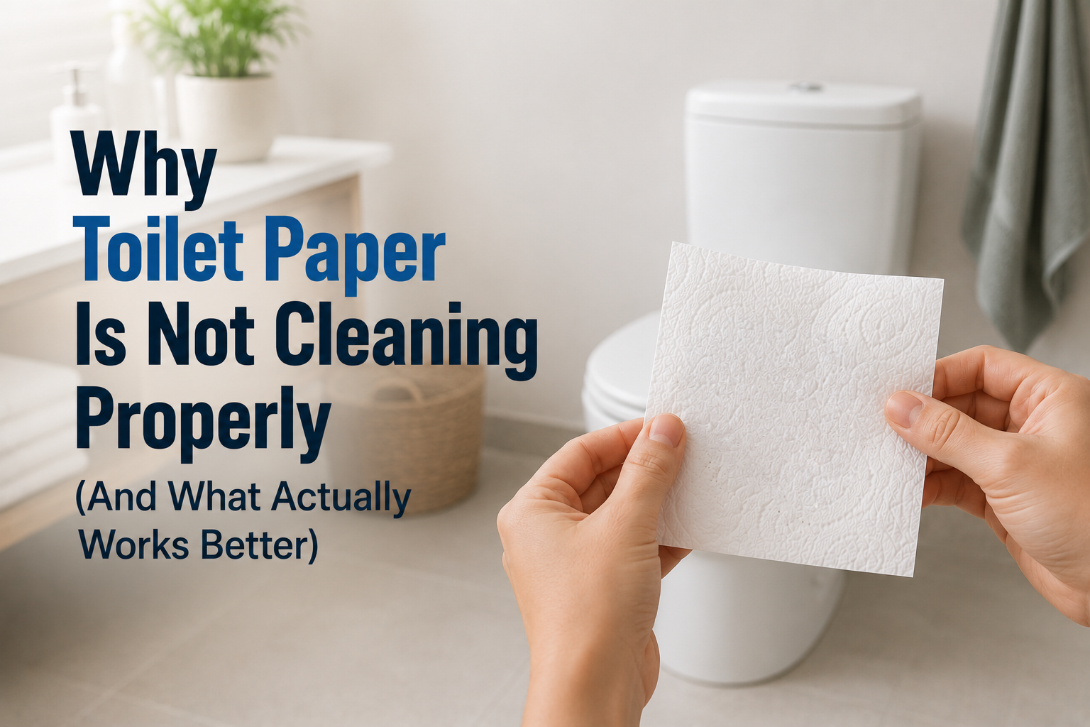 Why Toilet Paper Is Not Cleaning Properly (And What Actually Works Better)