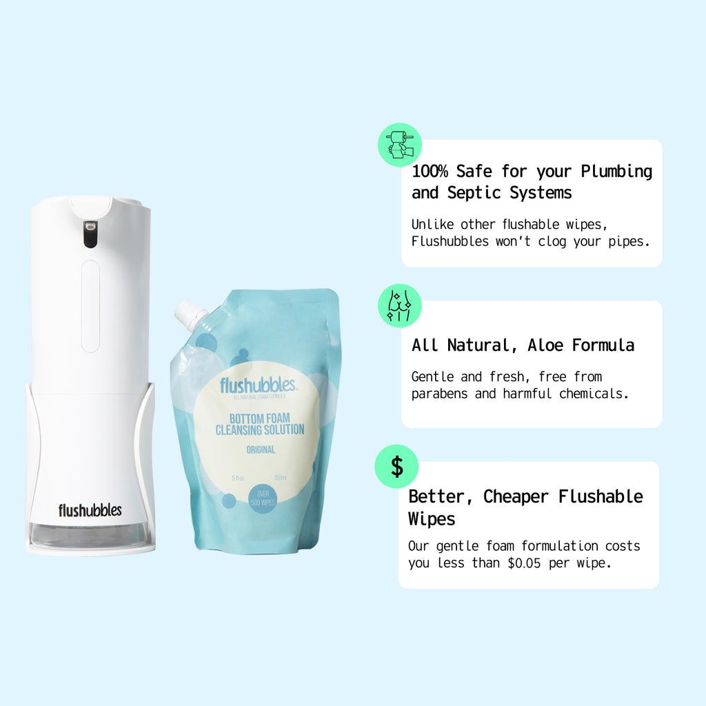 FLUSHUBBLES CLEANSING SOLUTION REFILL