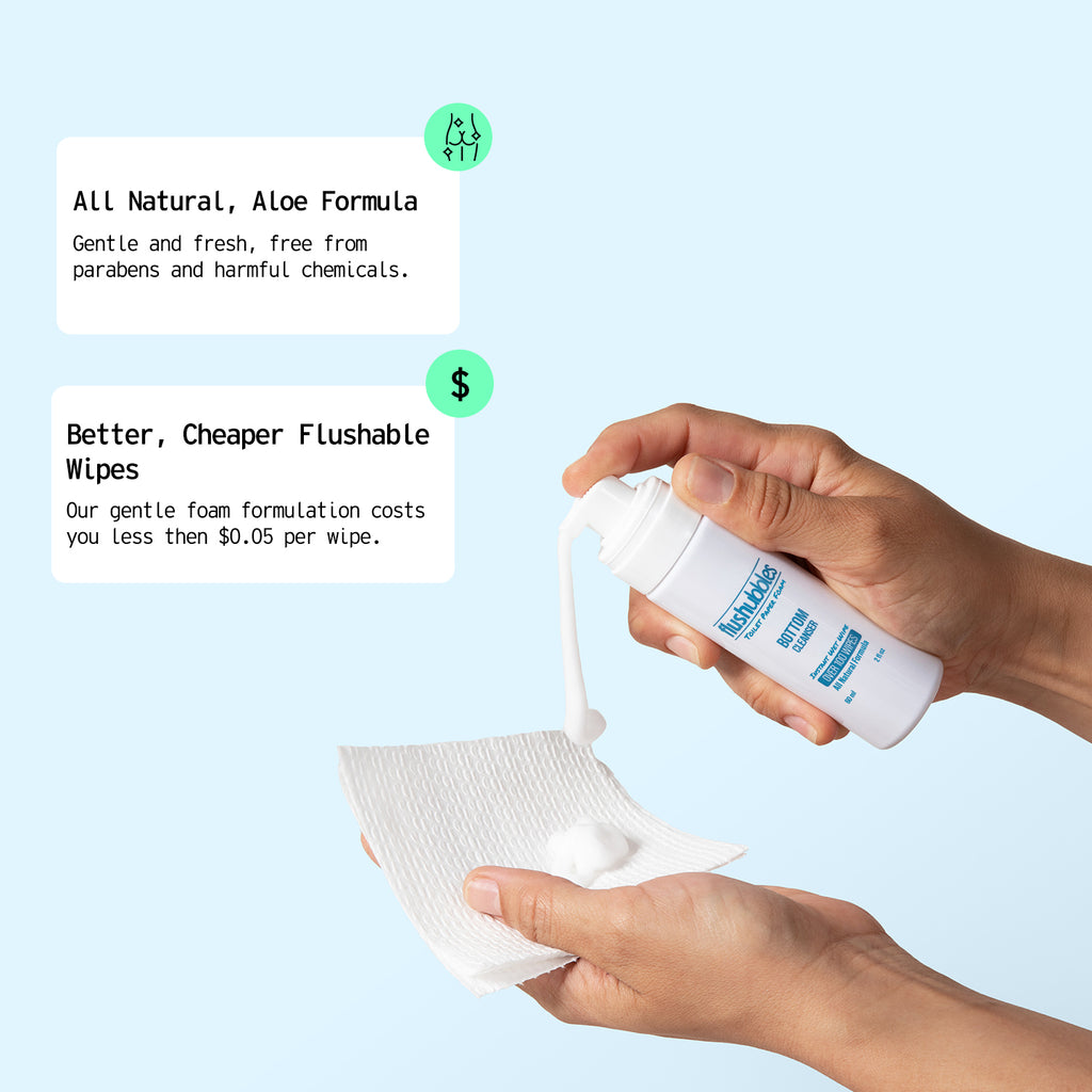 FLUSHUBBLES TRAVEL DISPENSER