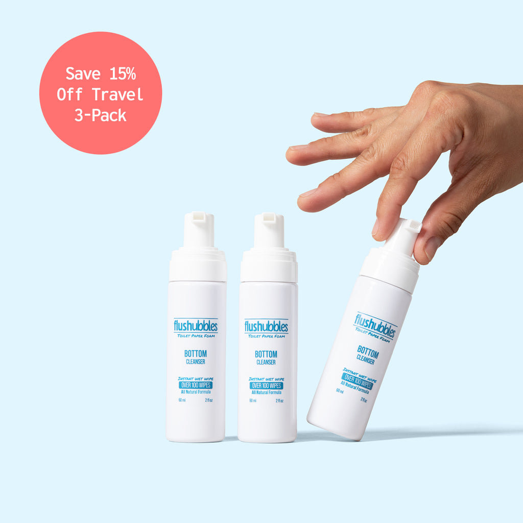 FLUSHUBBLES TRAVEL DISPENSER